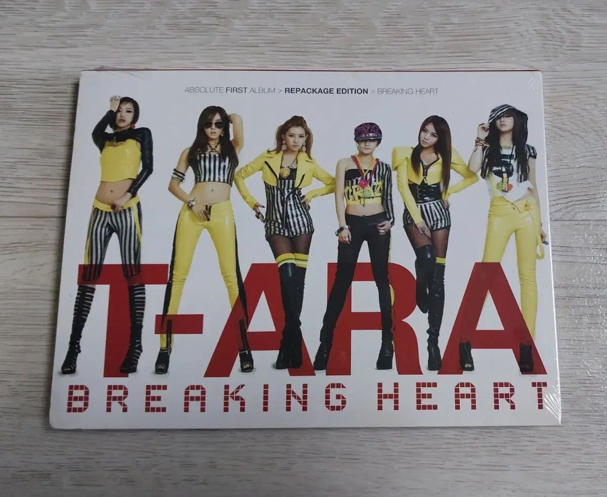 未開封 T-ARA ティアラ 1 家 リパッケージ Breaking Heart 初版 CD