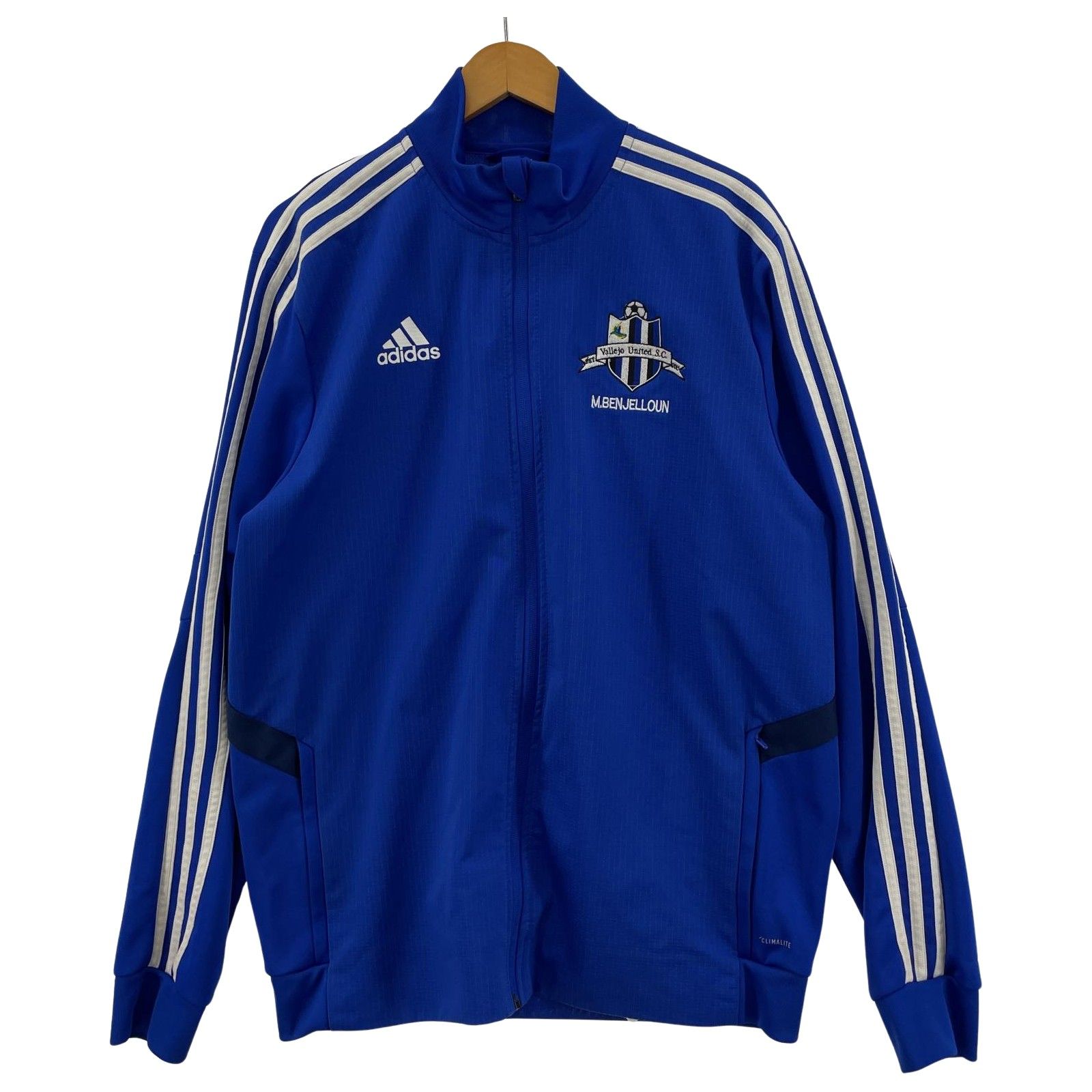 adidas アディダス トラックジャージジャケット size2XO/ブルー