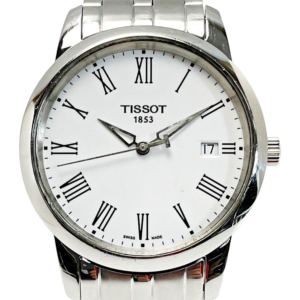 TISSOT ティソ クォーツ T033410A シルバー×ホワイト ステンレス 