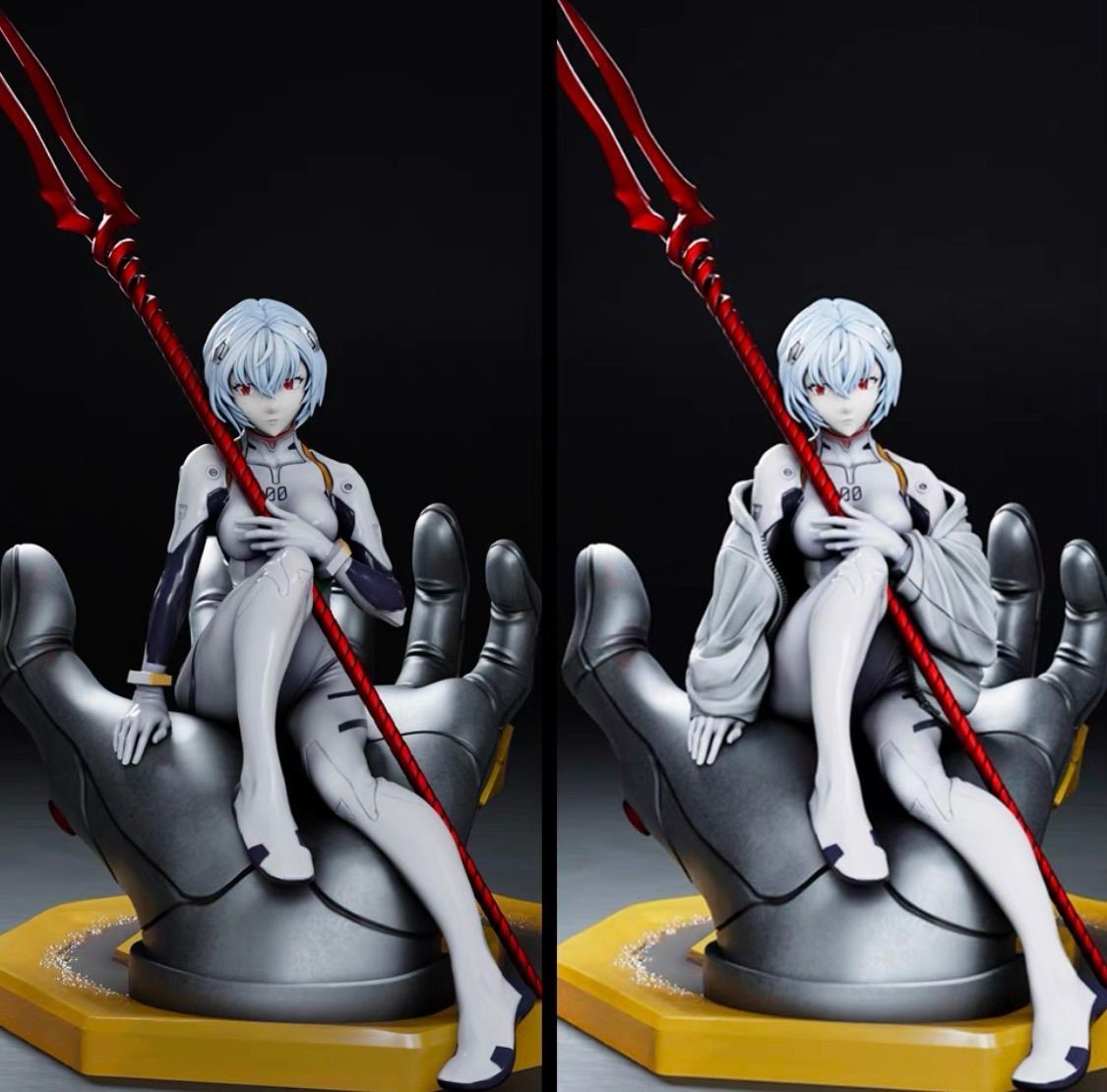 ガレージキット 未塗装フィギュア 綾波レイ 1/8サイズ 15cm