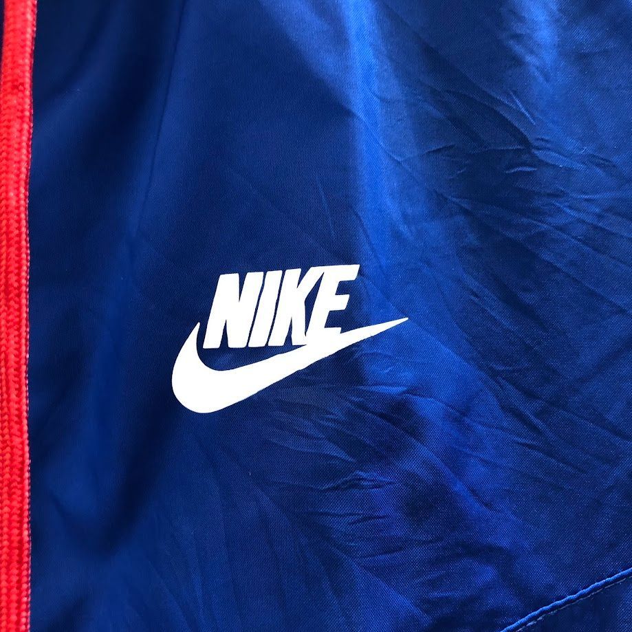 NIKE/ナイキ ナイロンジャケット フーディ フード トリコロール