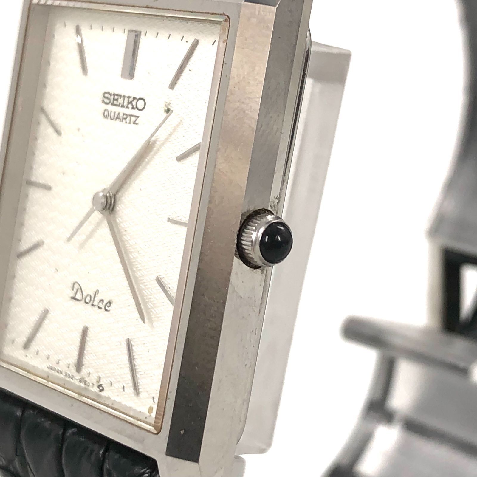 SEIKO セイコー Dolce ドルチェ 9521-5160 SS/QZ ホワイト文字盤