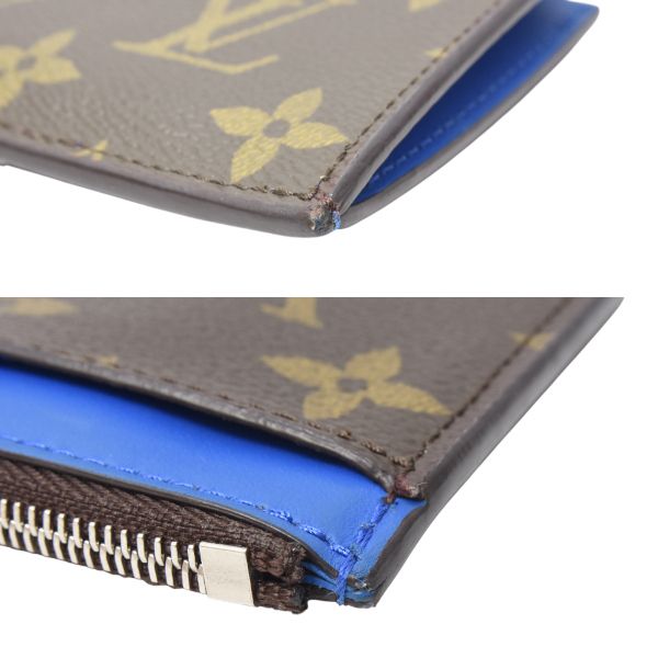 ルイ・ヴィトン ケース カードホルダー ネイビー　メンズ ルイヴィトン 財布 メンズ コインカードホルダー カラーマニア