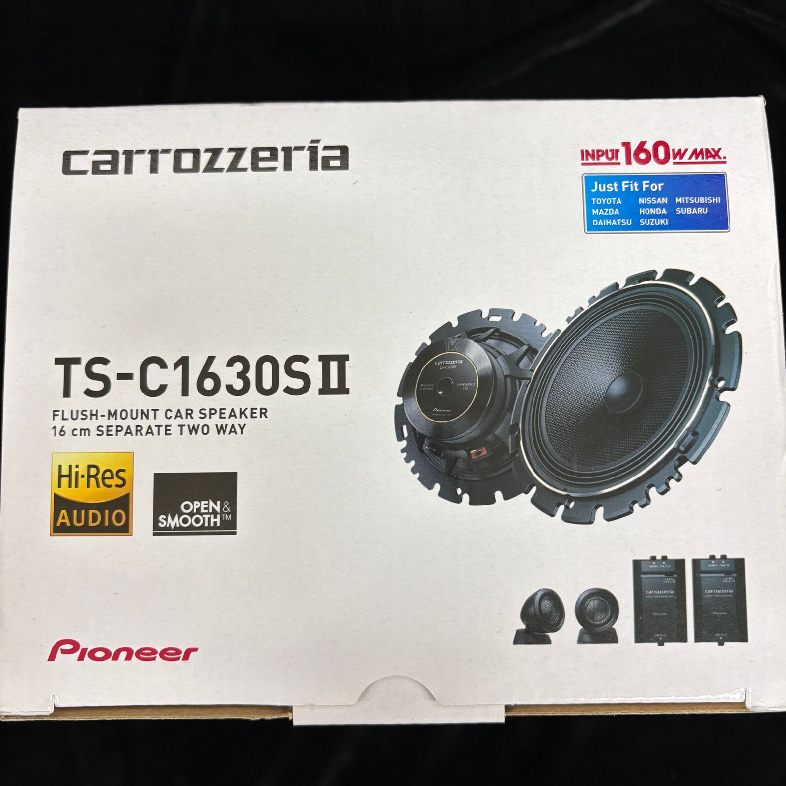 【新品未使用】 Pioneer TS-C1630SII スピーカー carrozzeria TS-C1630SII 16cm 2wayスピーカー パイオニア【未