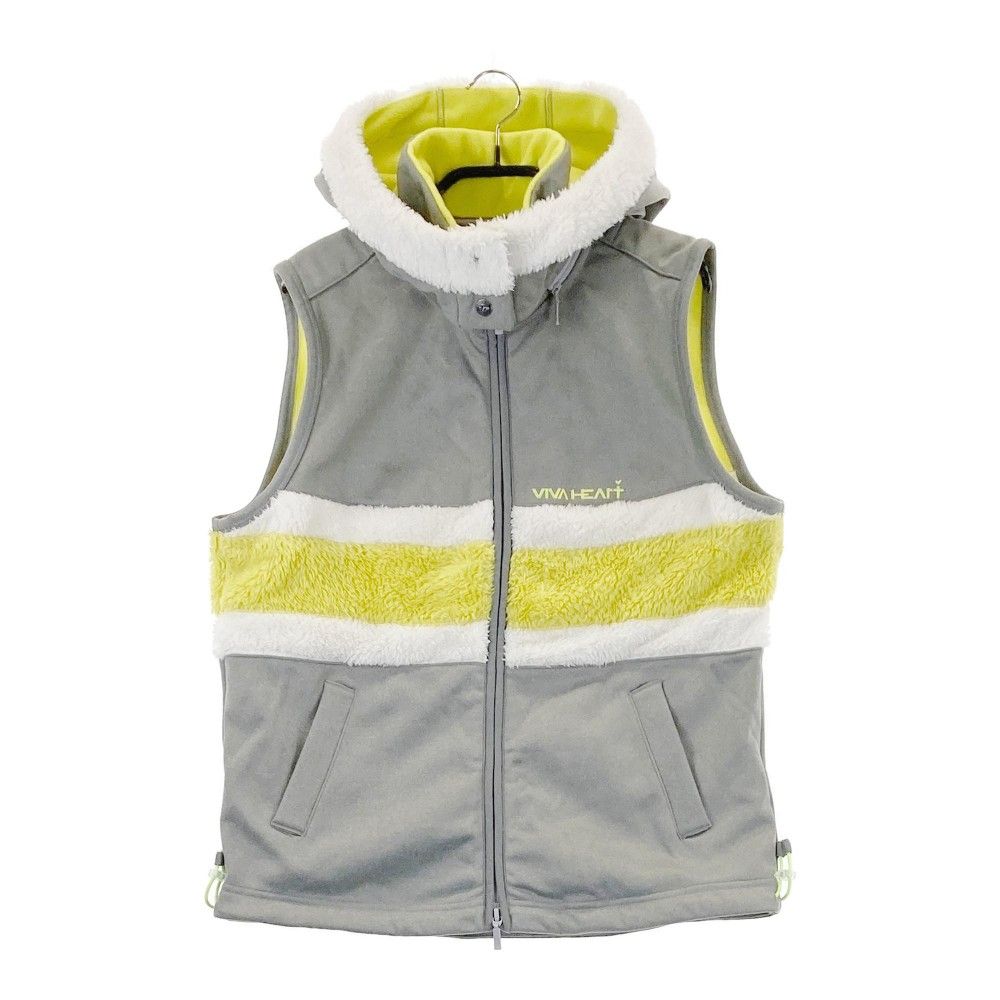 サイズ：42 VIVA HEART ビバハート フード付きベスト 裏フリース