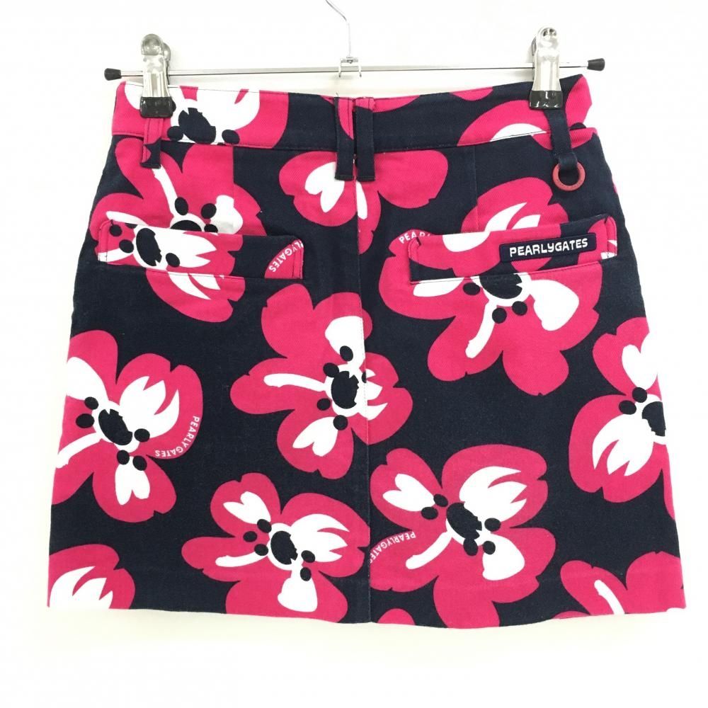 パーリーゲイツ エイ柄 スカート 00 C/Peストレッチドビーツイル