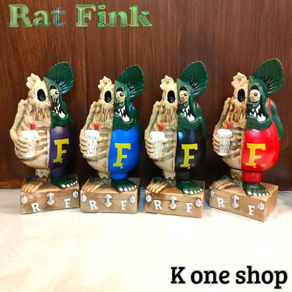 ratfink 4体セット スカルラットフィンク WACKY WOBBLER