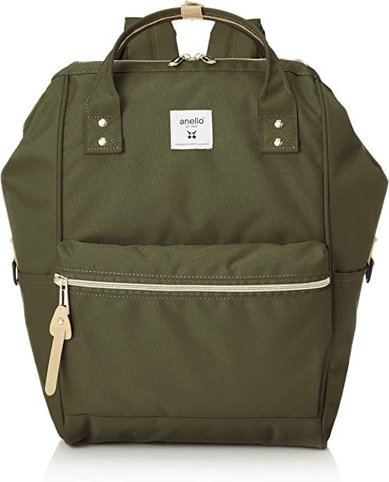 オリーブ [アネロ] 口金 リュック (R)/A4 口金/撥水/多収納/PC収納 CROSS BOTTLE ATB0193Z オリーブ