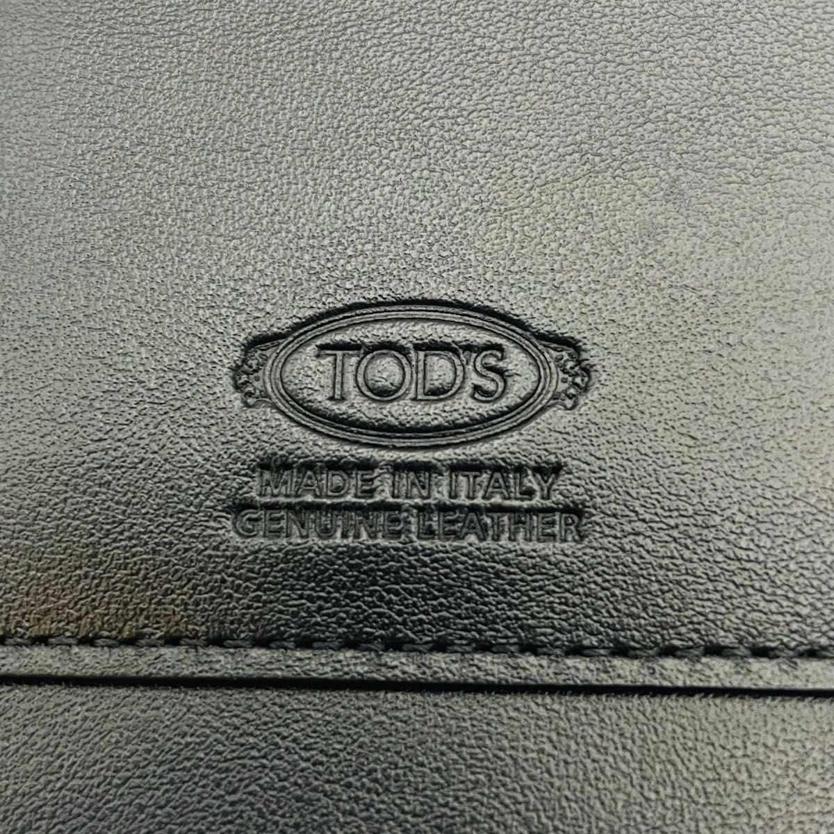 美品 TODS トッズ タイムレス スマホフォルダー ショルダーバッグ 