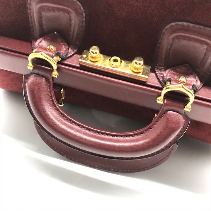 良品 Cartier カルティエ マストライン スエード アタッシュケース