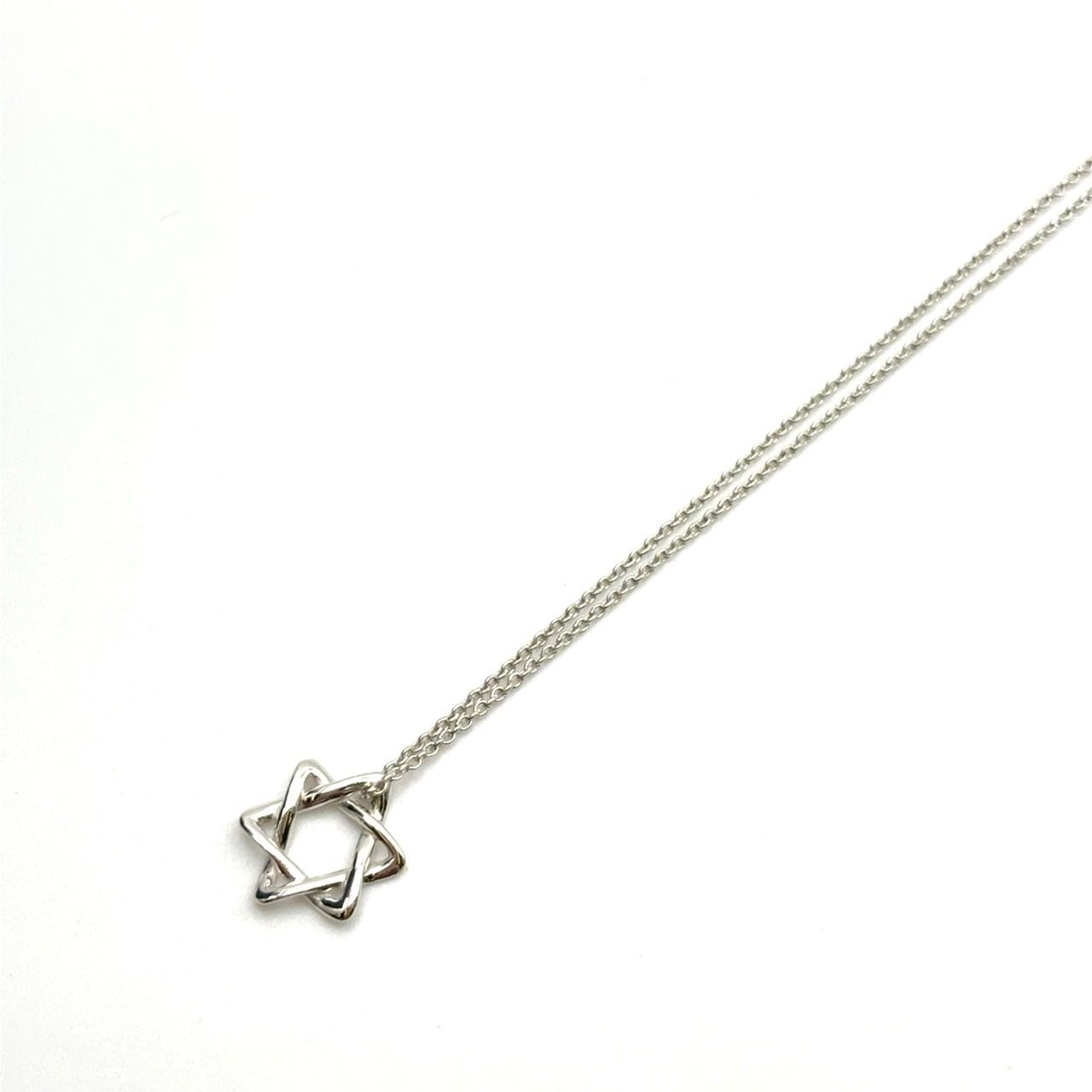 新品仕上げ済★TIFFANY　ティファニー　スターオブダビデ　ネックレス　925 ティファニー TIFFANY & Co スターオブダビデネックレス