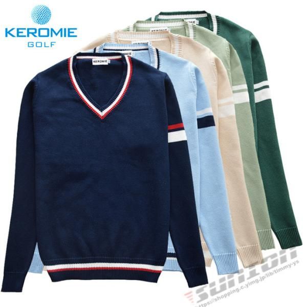 ゴルフ GOLF ウールセーター 秋 冬  レディース コート ゴルフウェア ニットセーター 防寒 暖かい  プレゼント ギフト 1210gfjk22*カラー番号-B