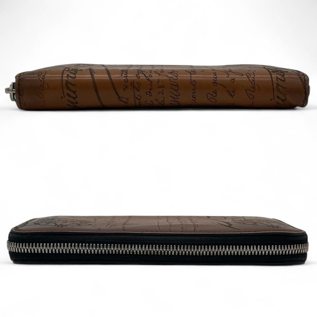 Y【超極美品】ベルルッティ イタウバ カリグラフィ ラウンドファスナー ブラウン Y【超極美品】ベルルッティ イタウバ カリグラフィ ラウンドファスナー