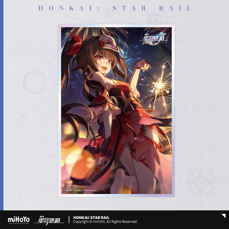 崩壊：スターレイル・公式 アクリル色紙（光円錐）Dr.レイシオ