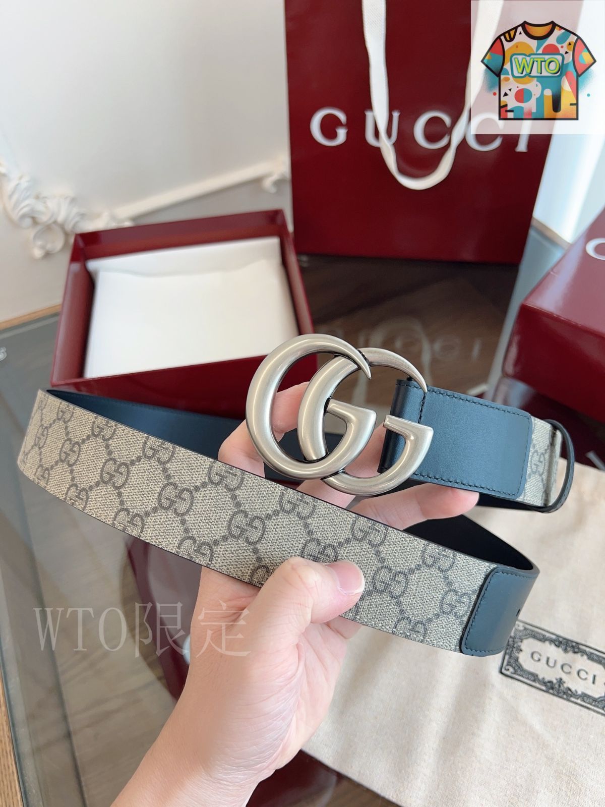 即購入値下げコメントお願いします❁ GUCCI グッチ ベルト 今日特価】Gucci グッチ レザーベルト-3 - メルカリ
