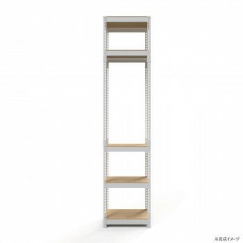 ハンガー5段 幅51cm MK-2255HWH ホワイト