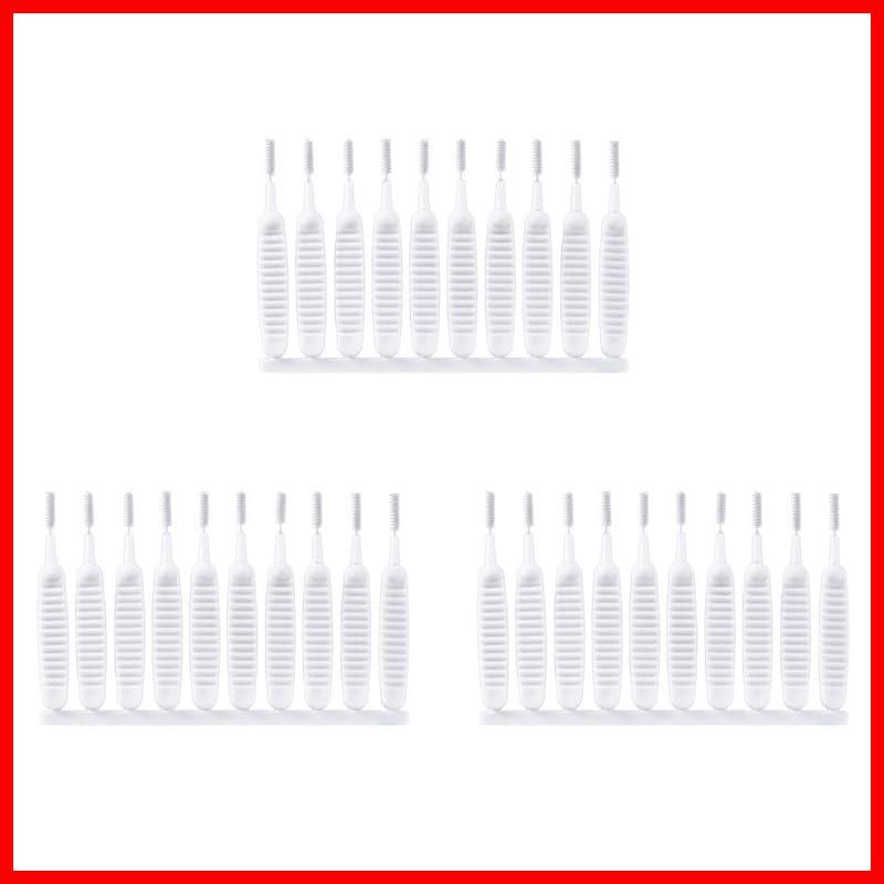新着商品 細口容器洗浄用 ドラム式洗濯機 乾燥機 掃除機などのパイプ 小型掃除ブラシ 30個入り すきまブラシ ナイロンチューブブラシ パイプ掃除 ホワイト 洗濯機掃除ブラシ 掃除ブラシ シャワーヘッドクリーニングブラシ