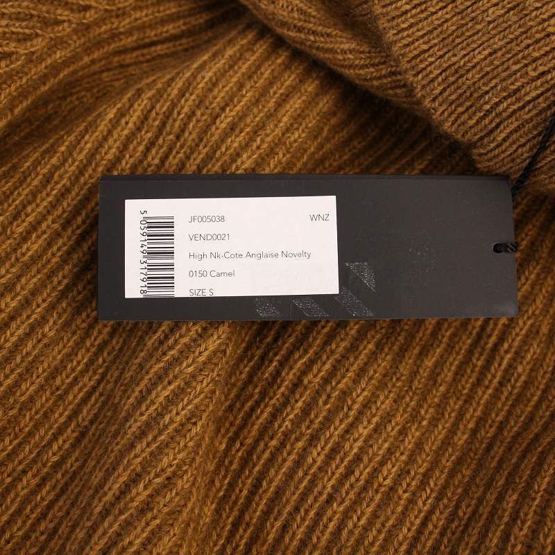 未使用品 ジョセフ JOSEPH ニット セーター 長袖 タートルネック ウール モヘヤ カシミヤ S 茶 /BM レディース ジョセフ JOSEPH ニット セーター 長袖 タートルネック ウール