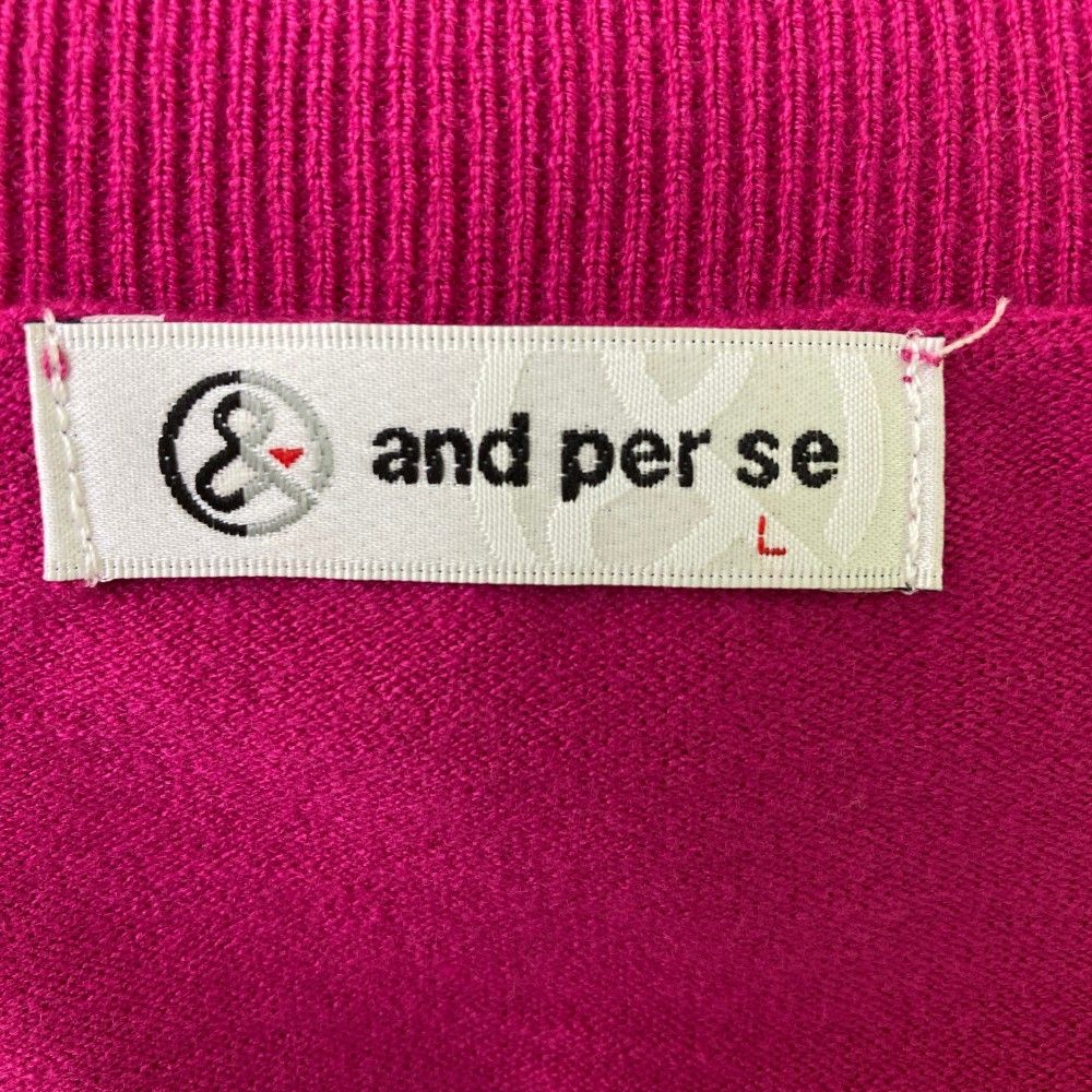 サイズ：L AND PER SE アンパスィ タートルネック ニット