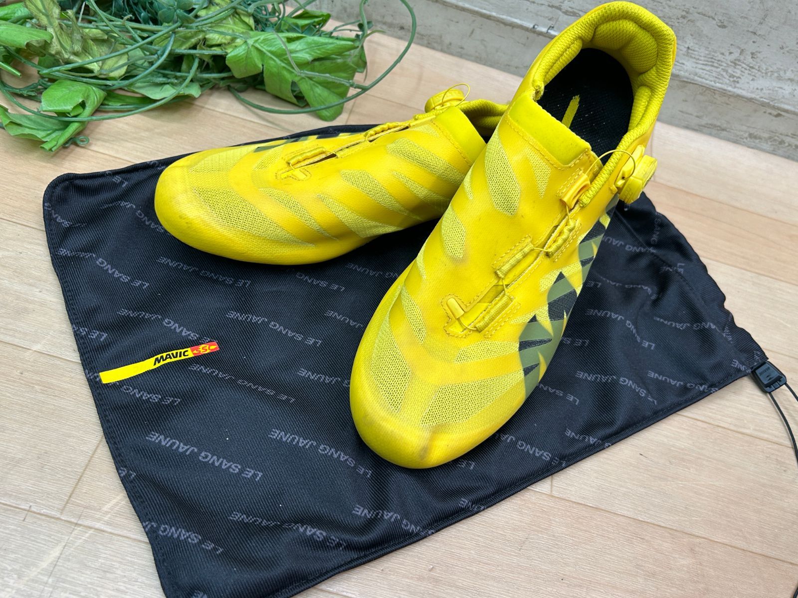テルスポ イチ推し!! !! MAVIC COSMIC ULTIMATE SL SHOES size 27.5cm 3穴 SPD-SL BOA マビック コスミック アルティメイト ロード ビンディングシューズ M-1520
