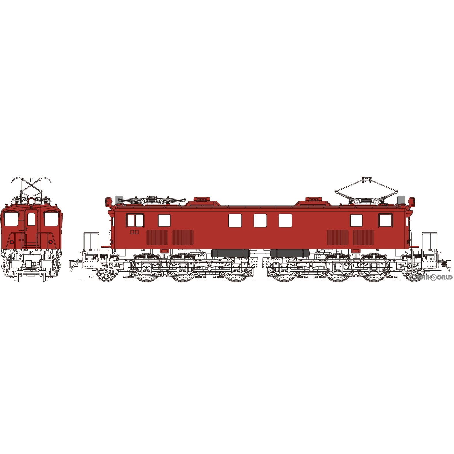 TW-EF13 国鉄 EF13(動力付き) HOゲージ 鉄道模型 TRAMWAY(トラム