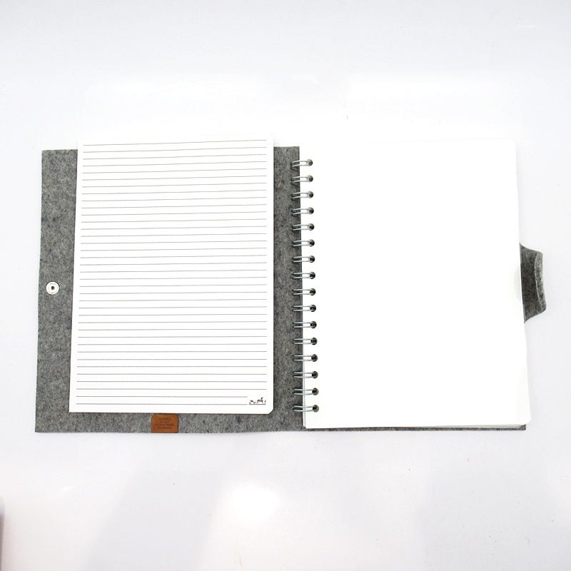  エルメス ユリスMM フェルト レディース グレー その他 文房具 事務用品