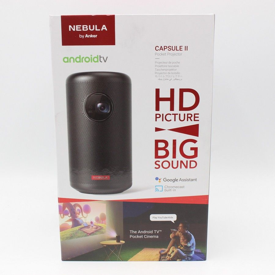 モードスタイル ANKER Nebula Capsule II D2421N11 ブラック モバイルプロジェクター Android TV搭載 アンカー ネビュラ カプセル2 本体