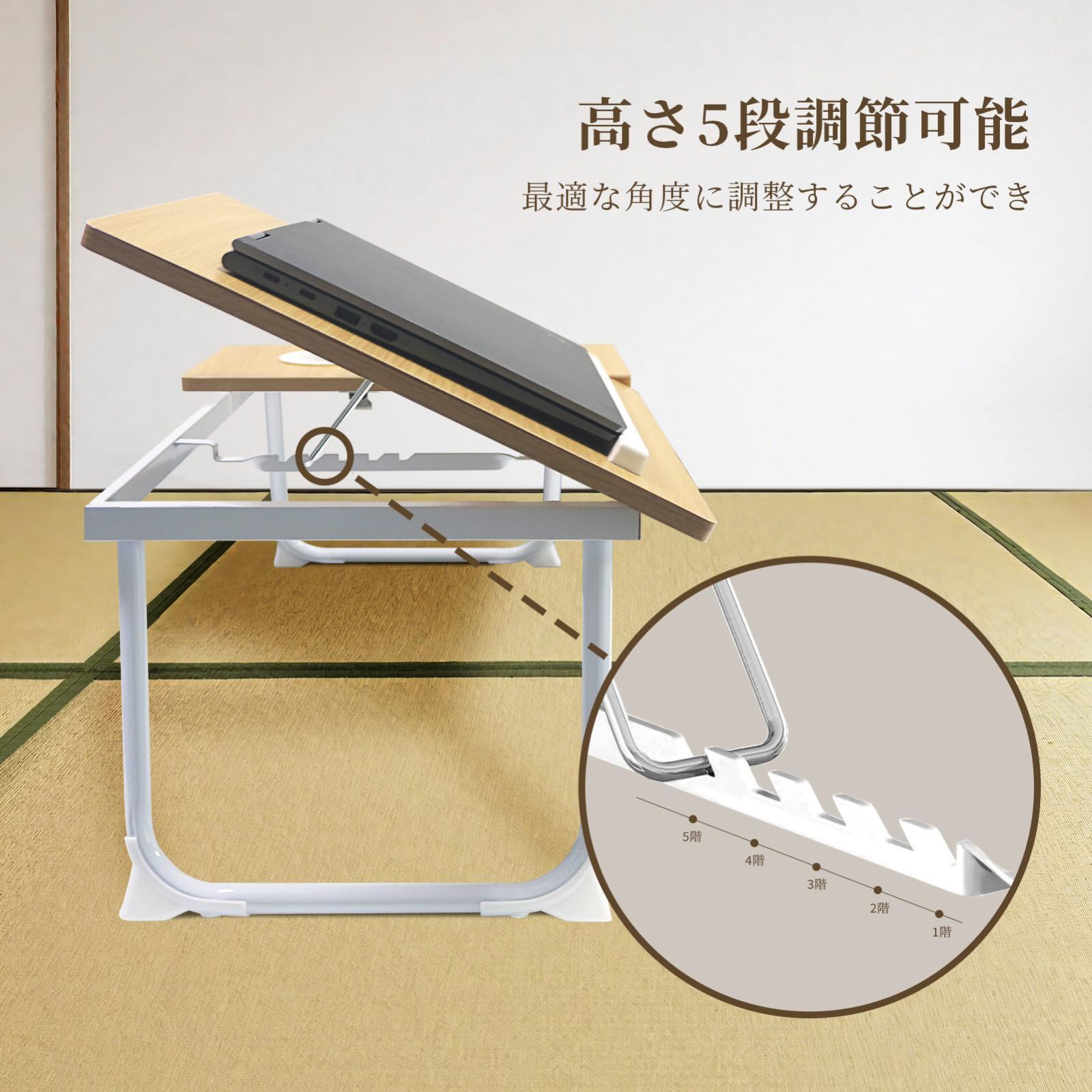 数量限定』 ホワイト) (大理石 です便利な収納 ベット用テーブ