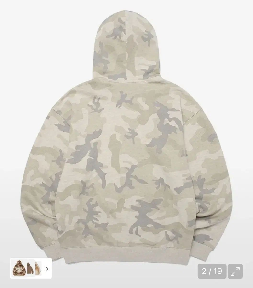 WKNDRS h o f フードジップアップ o camo Mサイズ