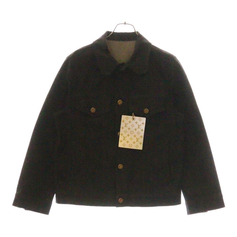 LOUIS VUITTON ルイヴィトン 22SS Monogram Denim Jacket モノグラム デニム ジャケット ブラック RM221Q E53 HLA55W