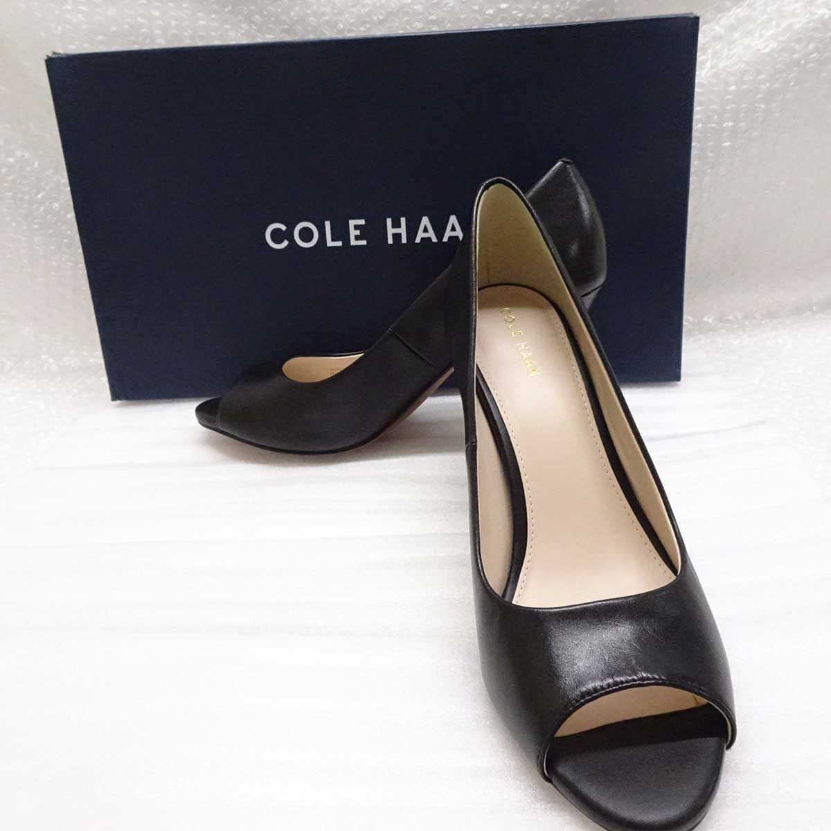 COLE HAAN コールハーン ヒール パンプス ブラック サイズ8 レディース