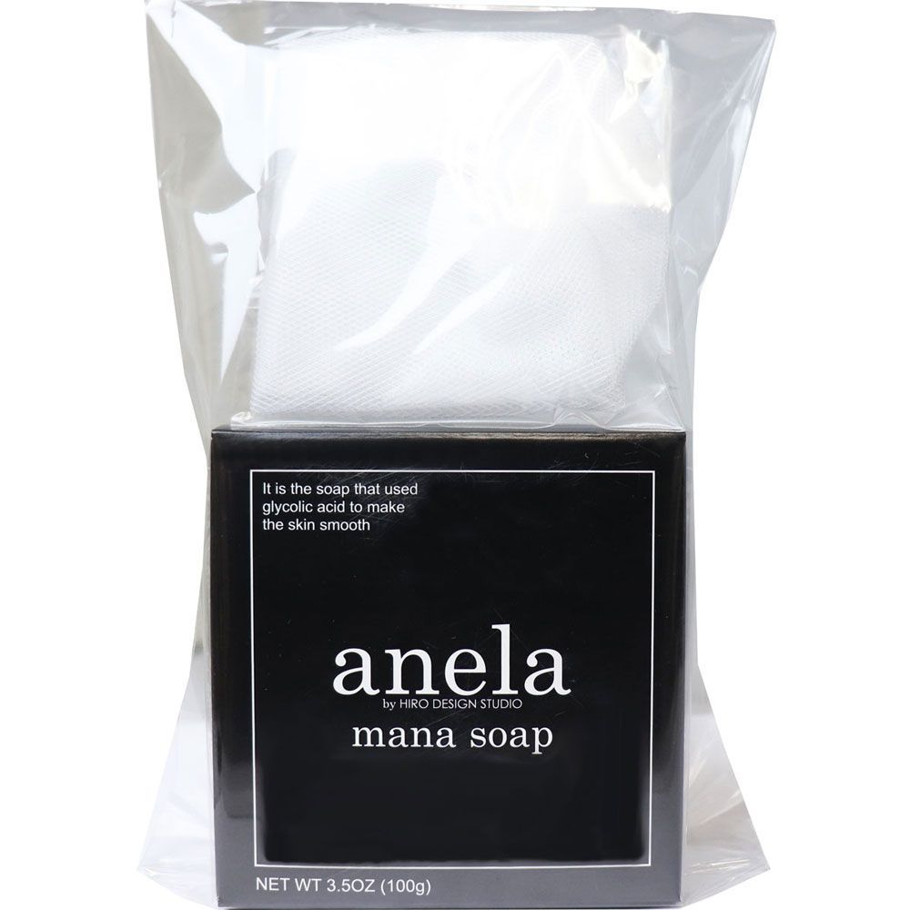 6セット anela アネラ マナソープ 泡立てネット付き 100g