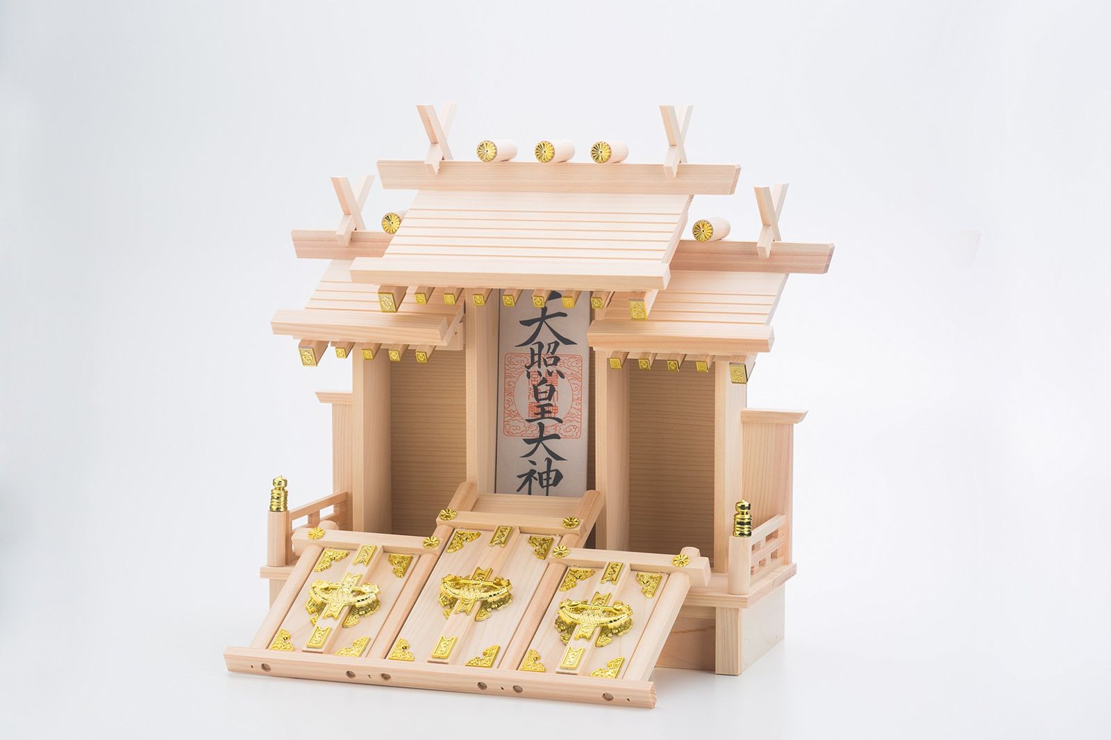 屋根違い三社特小 神棚セット