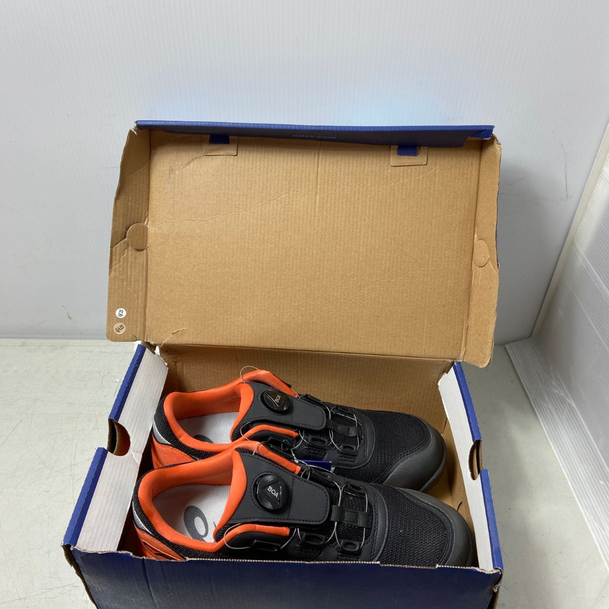 ΦΦasics アシックス 安全靴 27cm CP209BOA ブラック