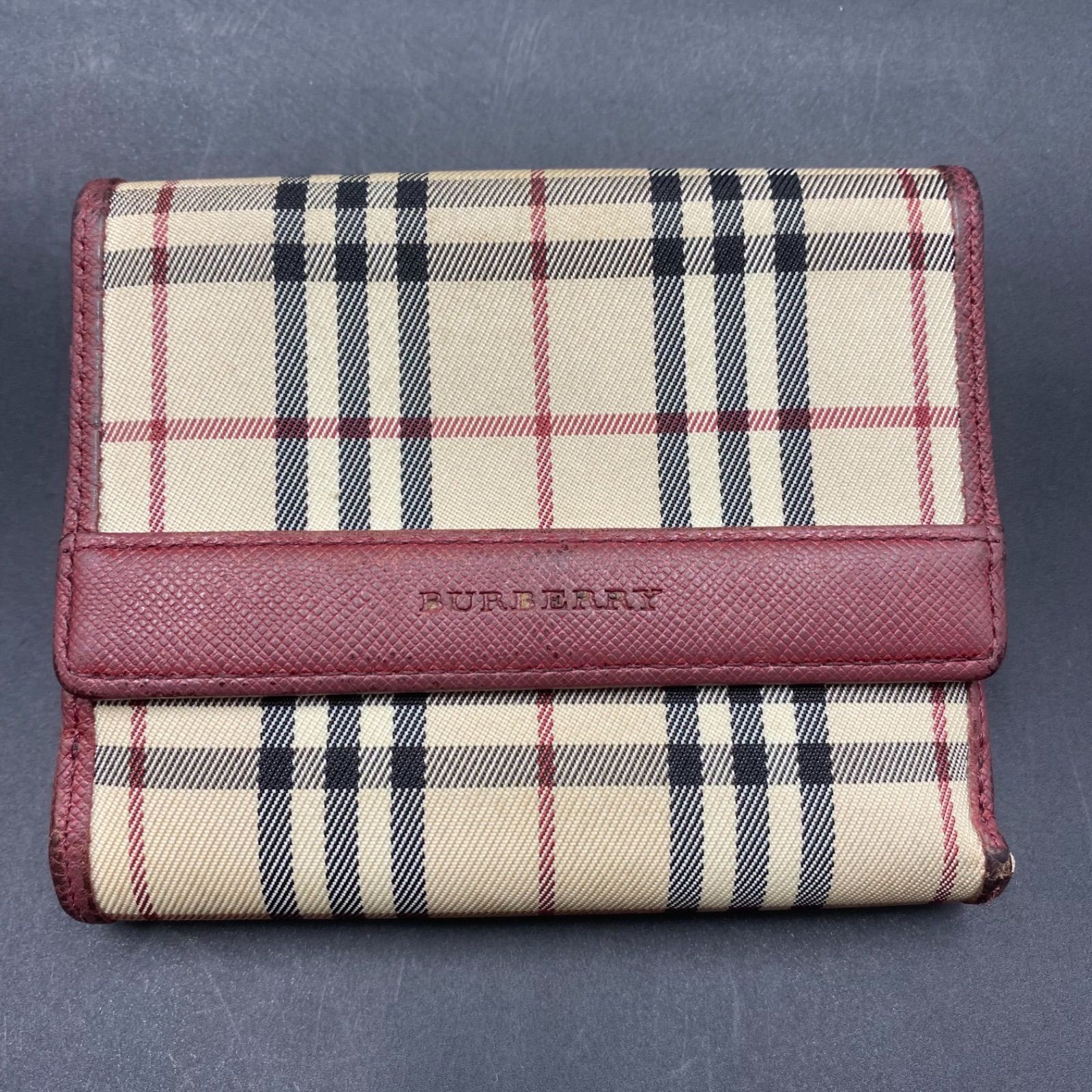 30 Burberry バーバリー 折り財布 ノバチェック - メルカリ