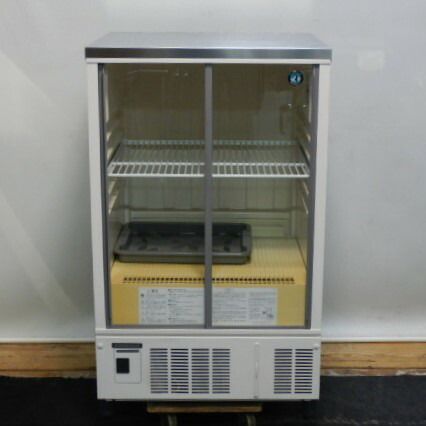2009年製 ホシザキ 冷蔵ショーケース SSB-63CL1 W63D55H105cm 156L 棚1段 重量47kg 中ビン92本