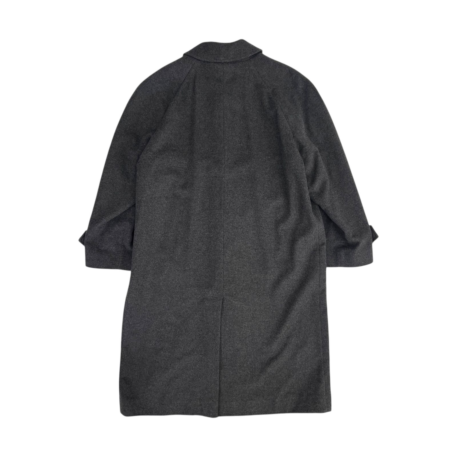 KOMATSU for men 藤井毛織 カシミヤ100% 比翼 ステンカラーコート 