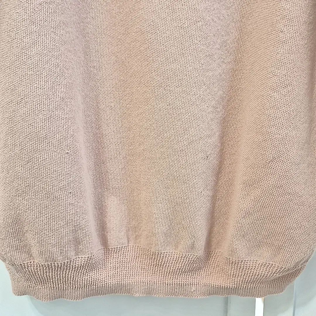 ビック襟 ニットTシャツ