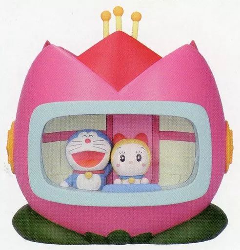 中古】雑貨 ドラえもん＆ドラミ インテリアBOX チューリップ号