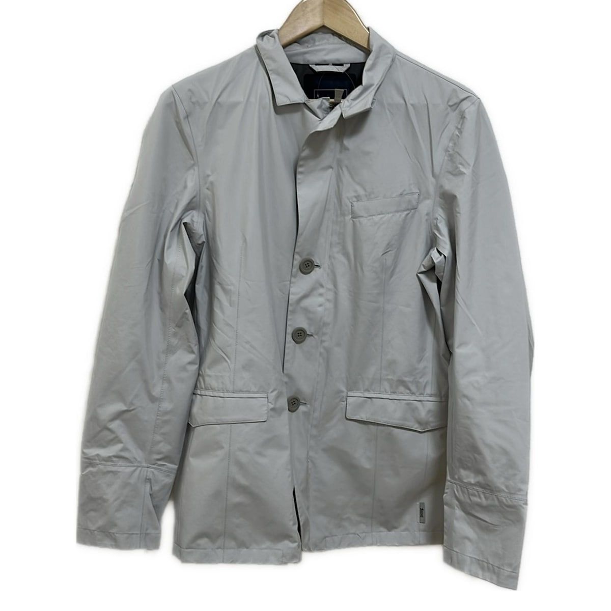 HERNO ヘルノ ジャケット サイズ48 M メンズ ゴアテックス 2レイヤー ラミナージャケット GA017UL111011250 ライトグレー 長袖|春|夏