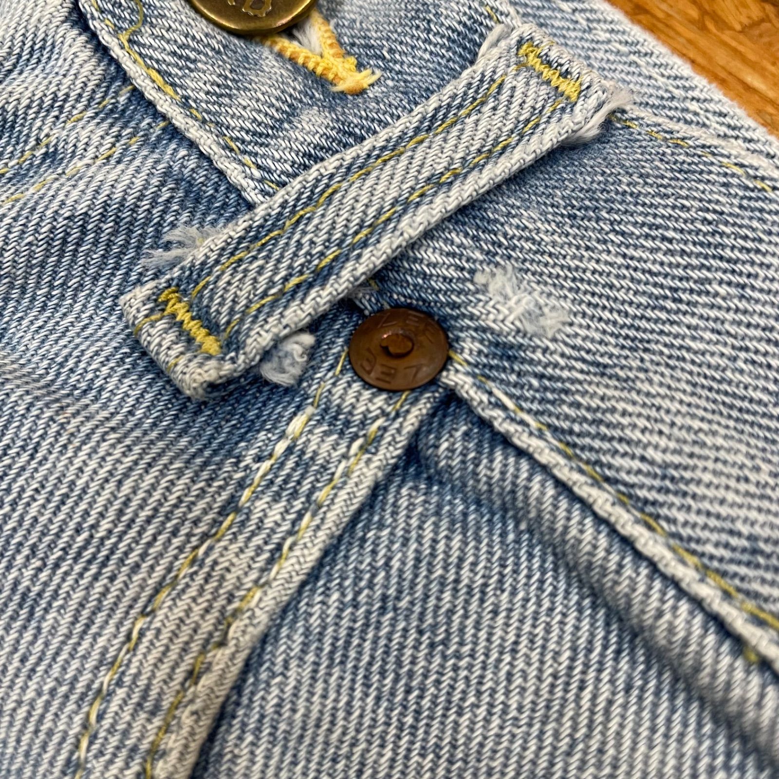 送料無料の商品 USA製 '70s Lee 200-0041 リー TALON42ZIP リベット大文字 LEE パンツ