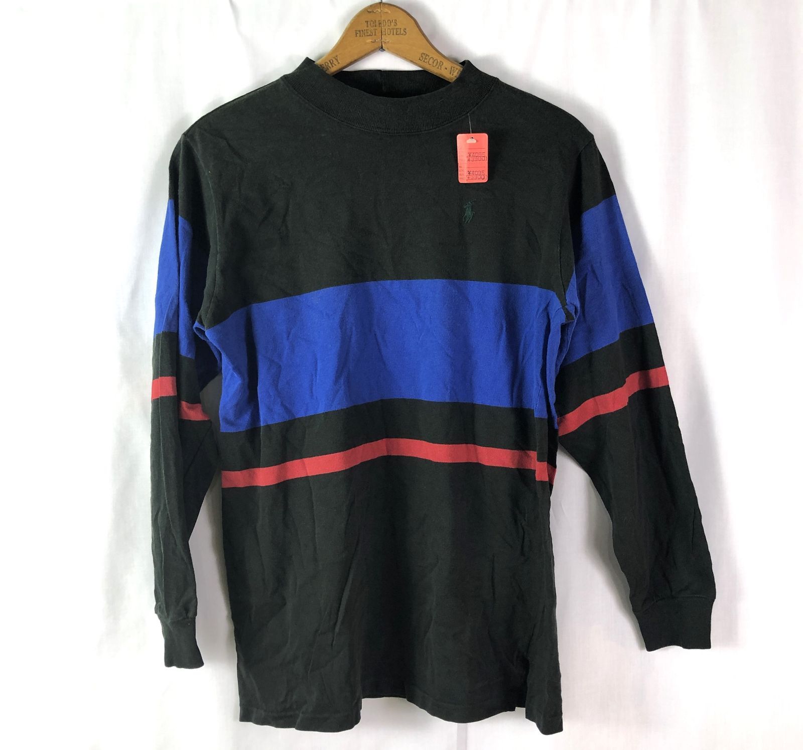 80's　ビンテージ　POLO RALPH LAUREN　ラルフローレン　Tシャツ　長袖　ロンT　ボーイズ　L　USA製