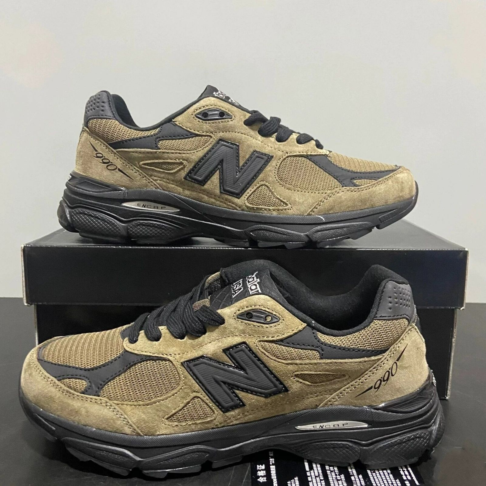 JJJJound NEW BALANCE NB990 V3 スニーカー Slate Black#