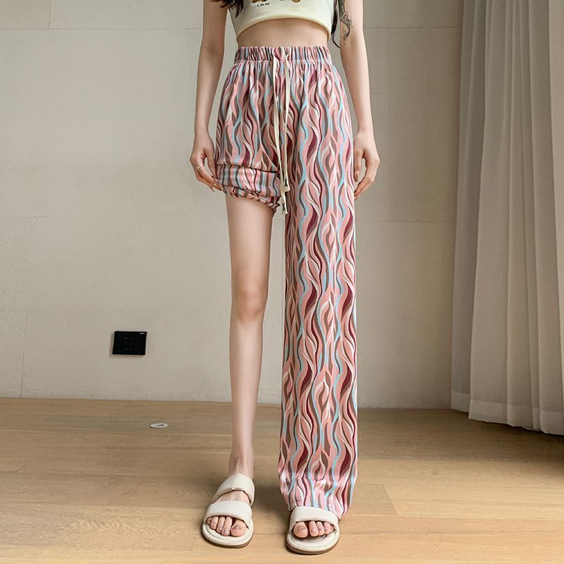 ロングパンツ 接触冷感 ワイドパンツ レディース ボトムス 低
