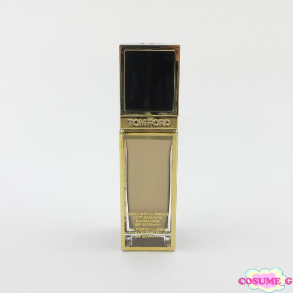 トム フォード シェイド アンド イルミネイト ソフト ラディアンス ファンデーション SPF 50 #1.4 ボーン 30ml 残量多 (1) C405