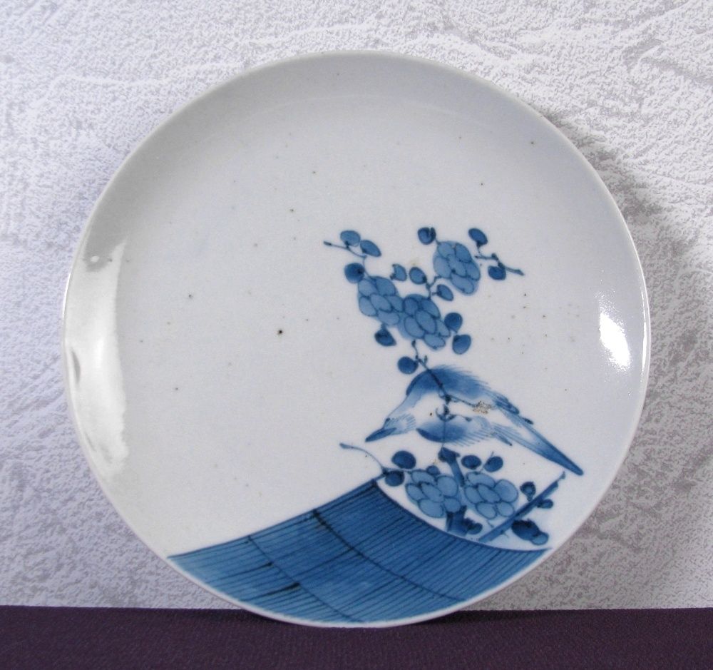 花鳥絵の大皿 九角形の花鳥絵大皿 飾皿 - メルカリ