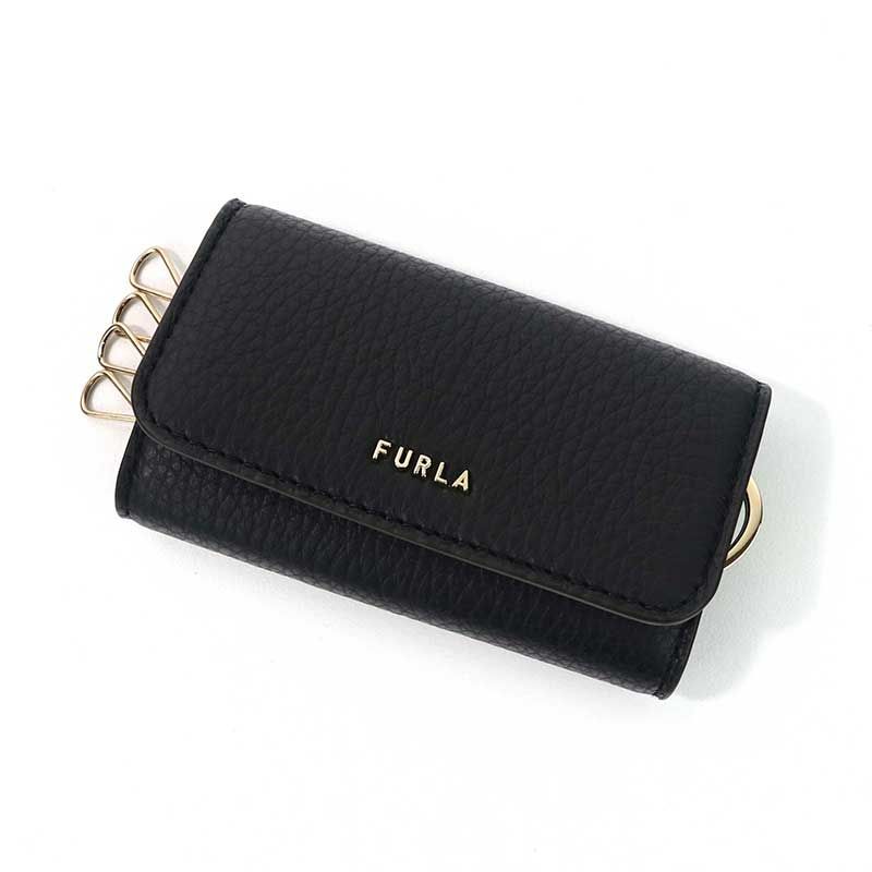フルラ FURLA キーケース 4連 レザー シンプル コンパクト バビロン BABYLON ブラック レディース RAC5UNO HSF000