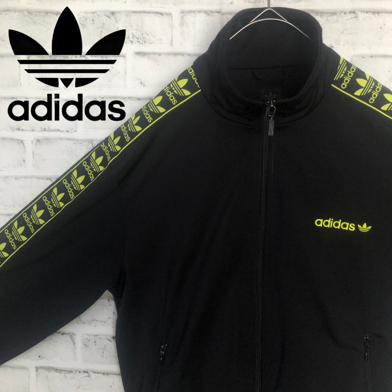 国内正規品 XL:star:90s adidas トラックジャケット/ジャージ テープ