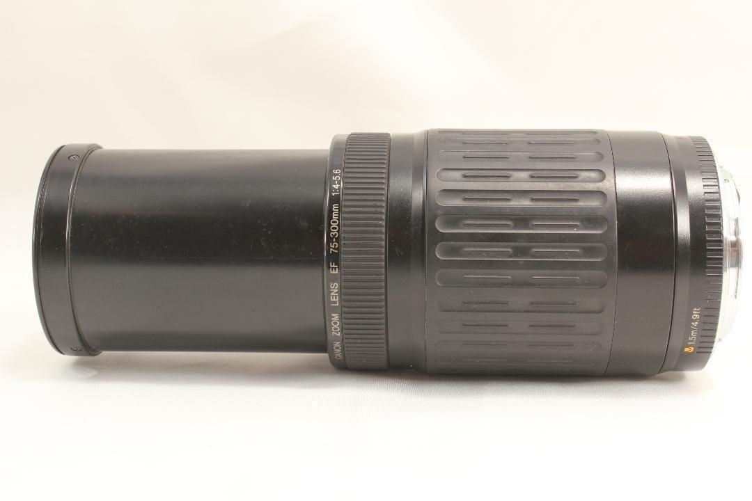 CANON EF 75-300m F4-5.6 レンズキャップ・フィルタ付き