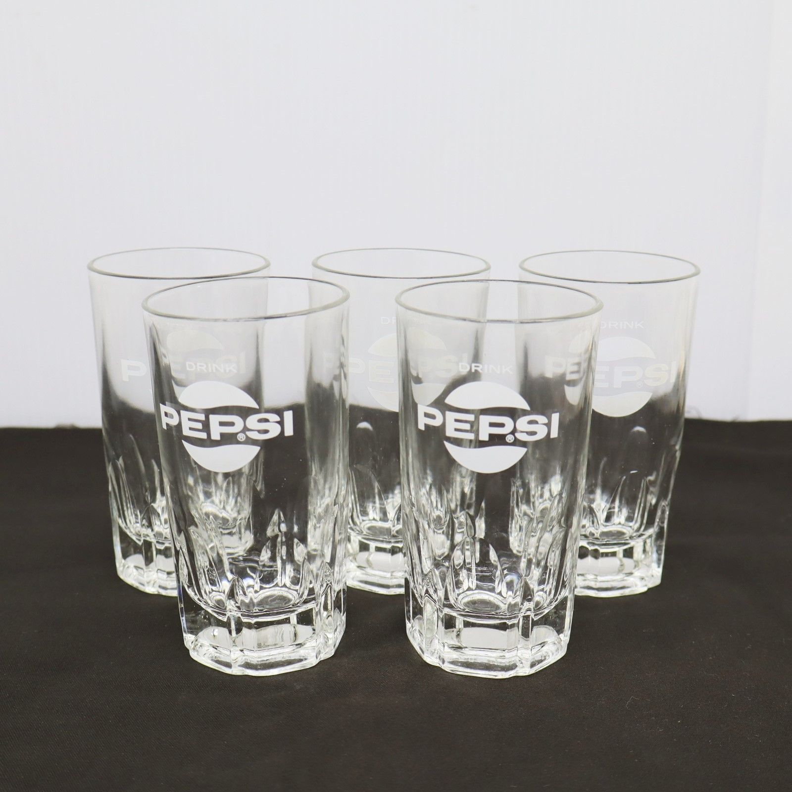 70s pepsi ペプシ グラス ヴィンテージ レトロ ペプシグラス 5個 PEPSI